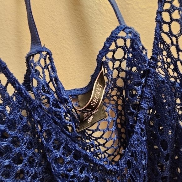 VS Fishnet Bathing Suit Cover Up  Crop Top - Picture 3 of 4